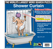 World's Largest Word Search Puzzle Shower Curtain